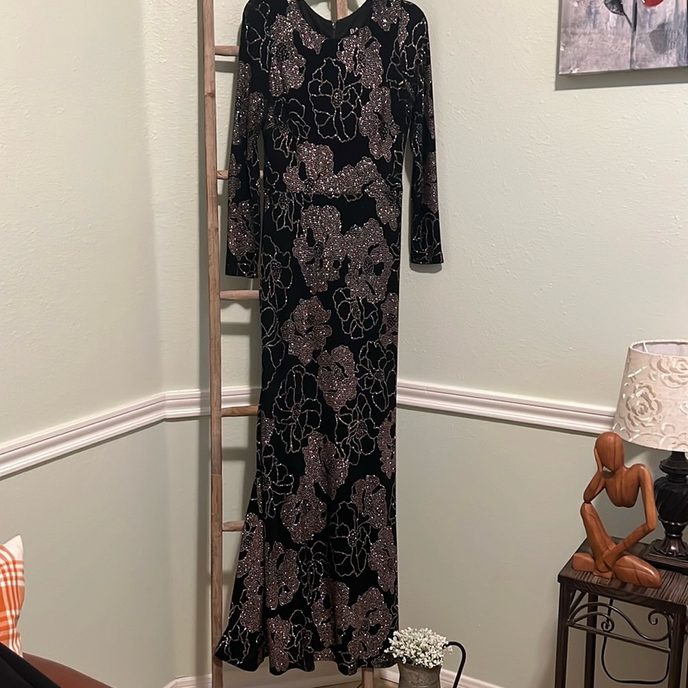 Betsy and Adam Long Sleeved Gown